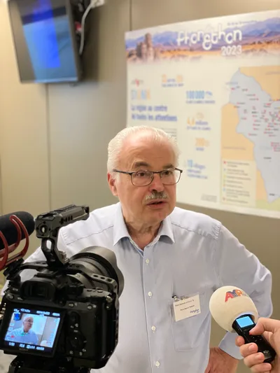 Phonéthon 2023 - Interview Bedros Terzian (en arménien) - chaîne de télévision publique d'Arménie