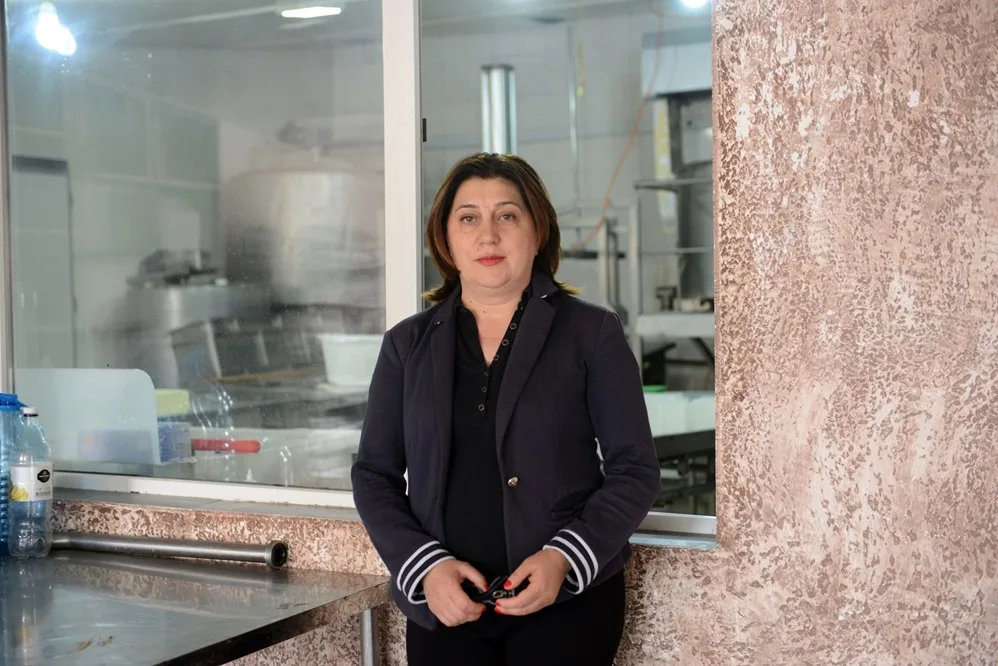 Asmik Tonoyan/Kévorkian, directrice commerciale d’EcoTavush (production et vente des produits laitiers)