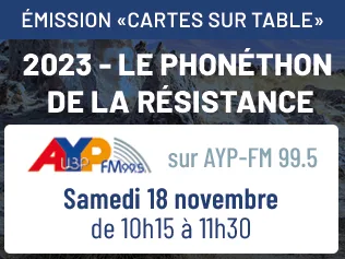 Émission Cartes sur Table « 2023 - Le Phonéthon de la Résistance »