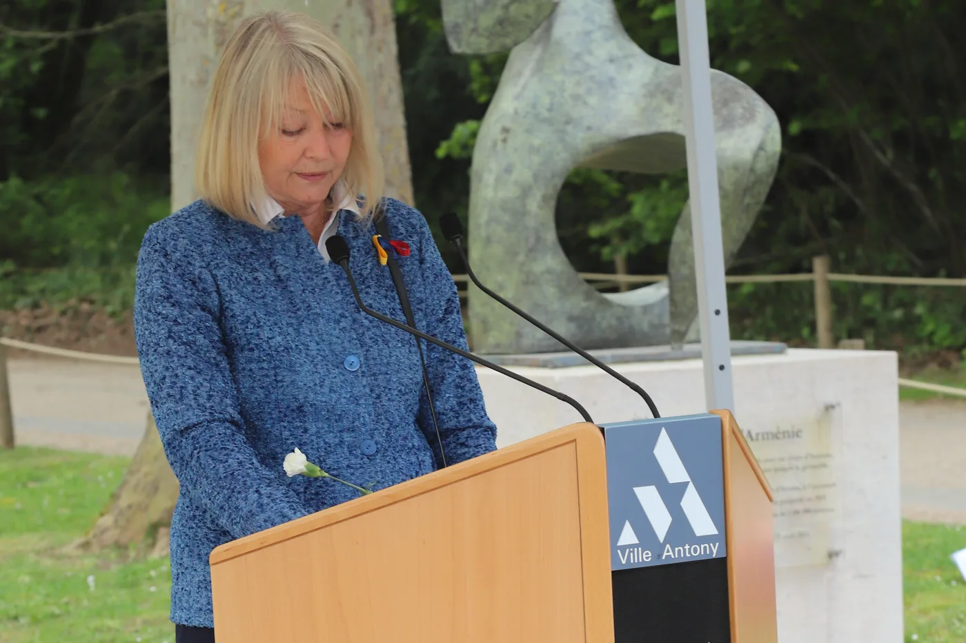 Discours de Sophie Devedjian lors de la commémoration du 24 avril 2024 au Parc de Sceaux (92)